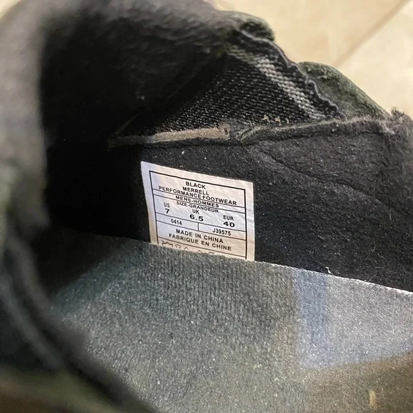 Merrell Black Performance Slip-Ons - Picture 7 of 7